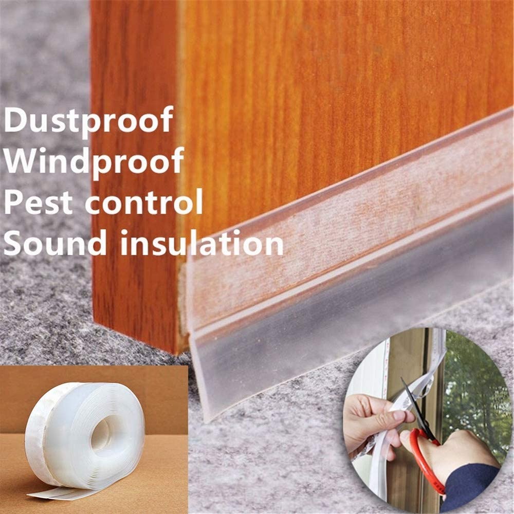 3 Meter Door and Window Seal Strip – Adhesive Weather Stripping – Soundproof, Dustproof &amp; Energy Saving