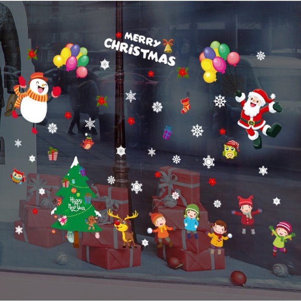 Decorative decal 69X90CM Merry Christmas SK9244