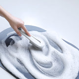 Nonslip Soft Rubber Bath Mat for Bathtub and Shower, Anti Slip Bacterial Anti Bacterial Machine Washable PVC Bath Mat for Bathroom Bathroom Written Mat (random color)