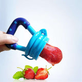 Food Pacifier + Feeder Spoon/ Fresh Fruit Food Baby , Feeding Safe Fruit Feeder (random color)