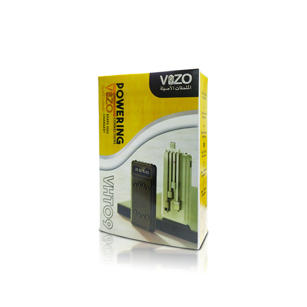 VHT-09 – 10,000 mAh Full-Size Power Bank | Best Quality Power Bank | Vizo Power Bank - Vizo VHT-09 Power Bank - Android &amp; IOS Power Bank Vht09 - Random Color