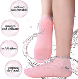 Silicone Jelly Socks Gel Moisturizing Socks Foot Care Protector Silicone Moisturizing Gel Heel Socks 1 Pair - Silicone Heel Pad Waterproof For Foot Care - Multi-Purpose Socks