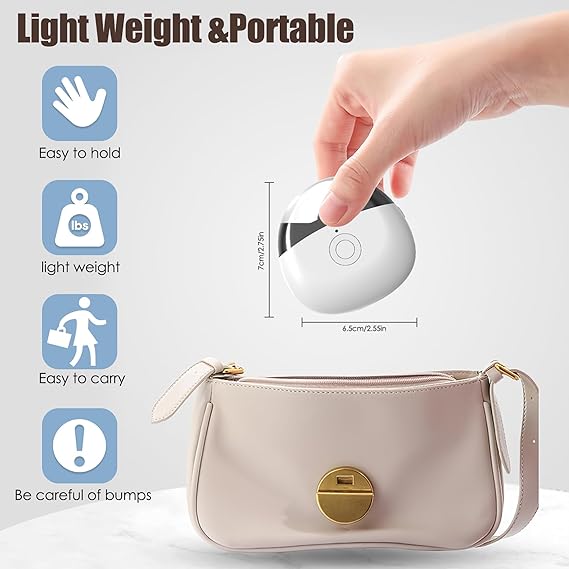 Electric Automatic Nail Clipper,Electric Baby Nail Clippers with Light,Rechargeable Nail Clippers with Catcher, (Random Color)