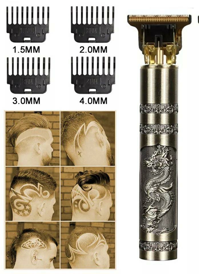 T9 Professional  Beard Trimmer  Haircut Shaving Machine for Men (Metal Body)