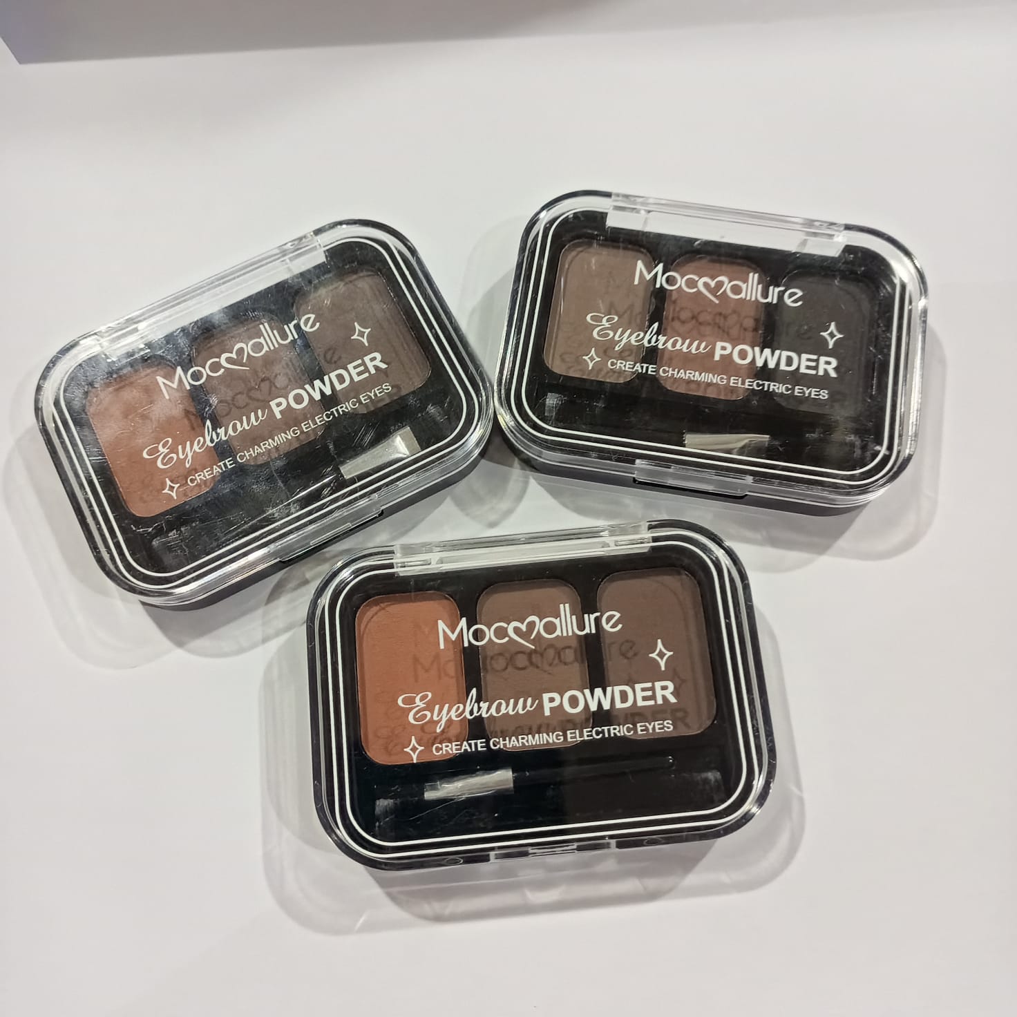 Mocallure 3 in 1 Eye Brow Powder Kit - The Color Art  ftekmiz4e-3