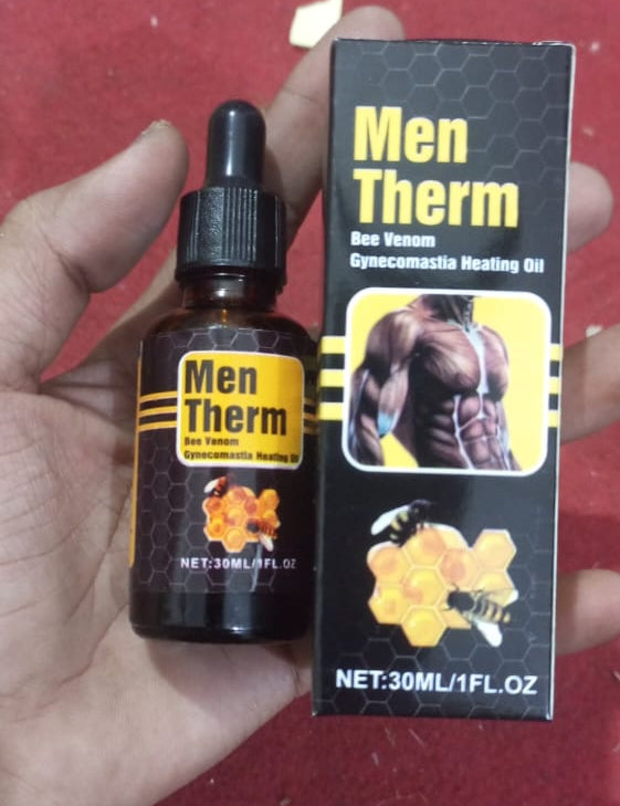Men Therm Bee Venom Gynecomastia Heating Oil Bottle For Men (30 ml)