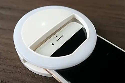 Portable LED Ring Selfie Light Smartphones Tablets Enhancing Ring Light for Photography