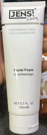Jens Choy Demanding Skin Facial Foam Providing Gentle Cleansing With Nourishing Care And Refreshing Finish - 100ML