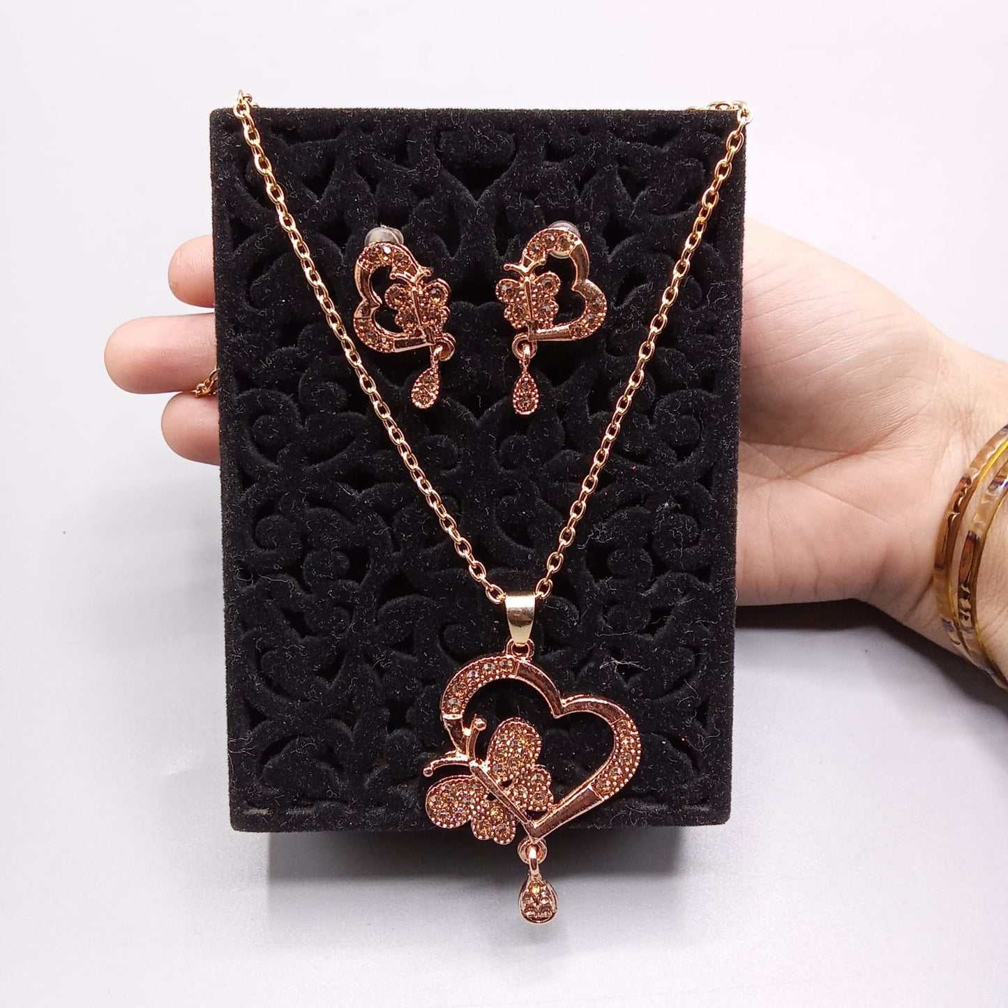 Necklace pendant Earrings Ethiopia wedding bridl jewelry sets for women