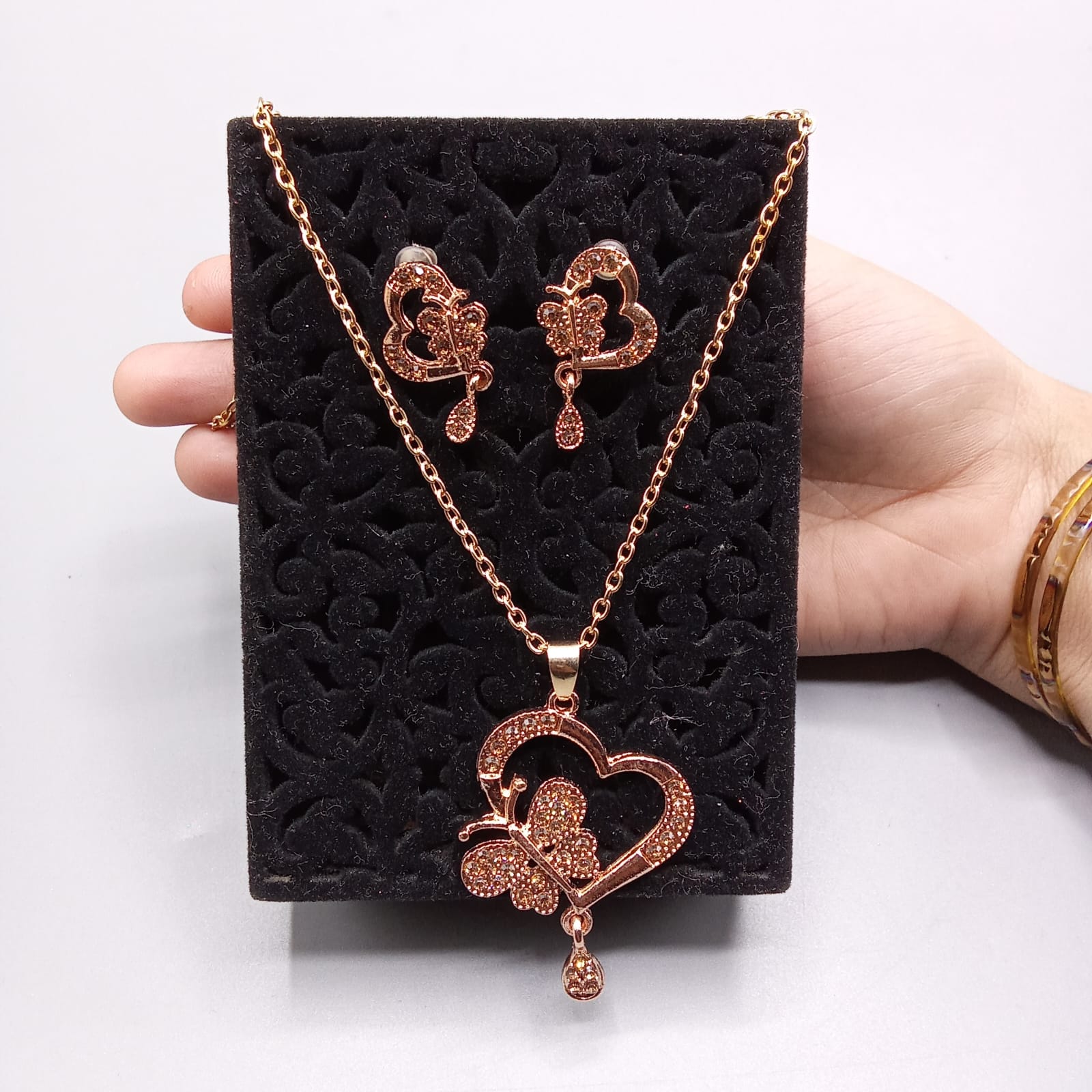 Necklace pendant Earrings Ethiopia wedding bridl jewelry sets for women