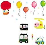 Balloon Airplane Wall Stickers  Ncs0020