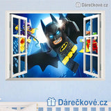 Batman in an open window wall sticker | size  70x50 cm  ncs14174