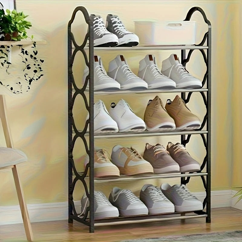 Multipurpose Premium Design Shoe Rack Non-Breakable Floor Standing Shoes Rack - 4 layer