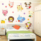 Animal-themed Wall Decals for Kids size (50x70 cm) dm570173