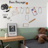 Wall Sticker SX16 Photo Camera Relaxing DIY Wallpaper Interior Sheet Removable Sticker Free Shipping size 50x70 dm570137