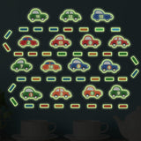 Yigo Fluorescent Luminous Wall Stickers Glow in The Dark Stars Home Decoration Eco-Friendly PVC Cartoon Wall Decal for Kids Rooms-Alphabet