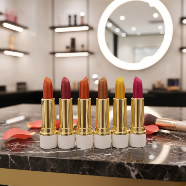 6 Pcs Velvet Matte Lipstick Collection – Highly Pigmented Multicolor Lip Shades With Long-Lasting Smooth Finish For Daily And Party Makeup Looks