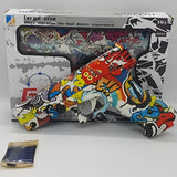 Gel Blaster High Speed Manual Gun Orange – Large Size Graffiti Glock Soft Bullet Gun Toy With Safe Foam Bullets, Realistic Design, And Exciting Action Play For Kids And Teens