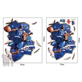 3D Basketball Player Wall Sticker  size 60x90 ay8004