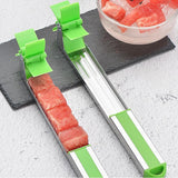 Windmill Watermelon Cube Cutter | Watermelon Slicer Cutter, Stainless Steel Watermelon Cutter Wheel Fruit Knife Melon Knife Corer Kitchen Gadgets, Practical Tool for Fruit Vegetable Salad