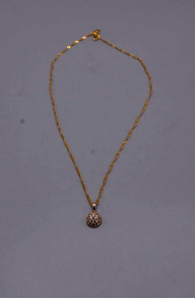 Pendants with chain for girls orignal golden