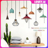 XH9308 Bedroom Window Wall Sticker Decal Exquisite Decoration Wall Stickers