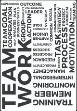 Wall Sticker Decal - Office Wall Vinyl Art Decor - Teamwork Decals Motivational Inspirational Quotes Sayings - Team Work