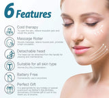 MARZAHAR Ice Roller for Face &amp; Eye Puffiness Relief, Cold Gel Ice Face Roller Massager - Ice Roller Cool Roller For Face Eye Body Facial Shaping Anti Wrinkle Ice Roller Massager Smooth Skin ( Random Color )