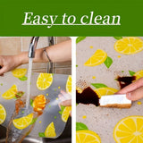 Waterproof Kitchen Mat Shelf Liner 45×150 | Easy To Clean, Oil Proof, Anti Slip Multipurpose Drawer And Shelf Cover (Random Color)