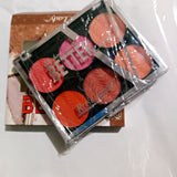 Rose Lady Blusher Palette Batter Cheek 6IN1
