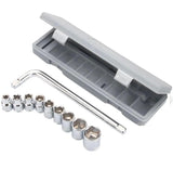CTW-1810 | 10 Piece High Quality Socket Wrench Set Spanner Car Machine Repair Service Tools Kit | Best Quality Tool Kit 