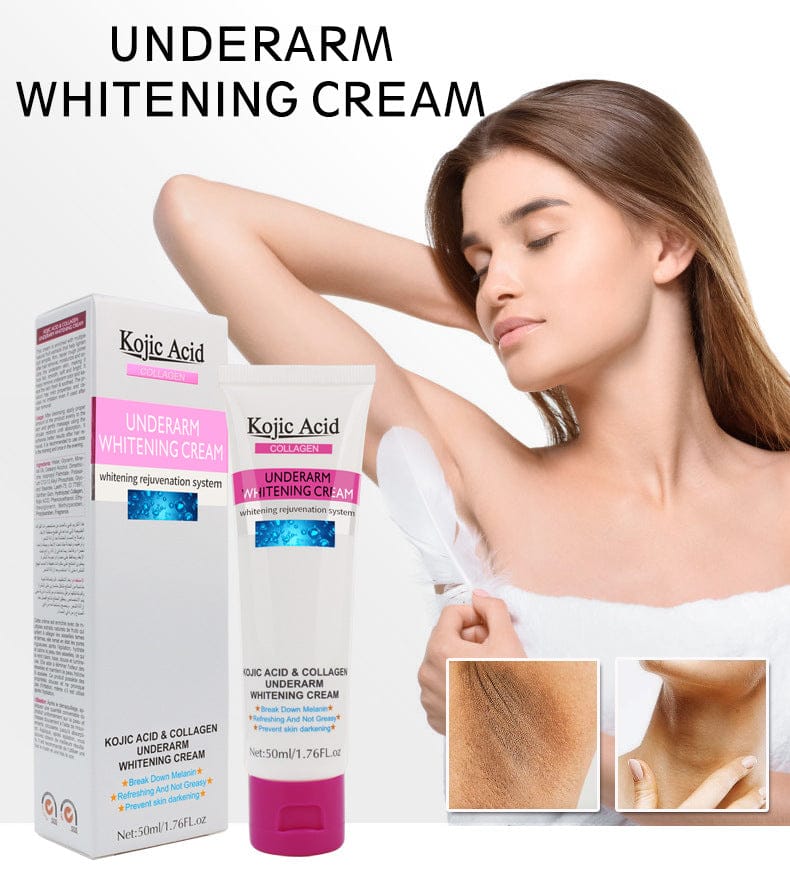Kojic Acid Underarm Collagen Whitening Cream Under Arm Glowing Skin Care Body Cream 50ml-GJ7005