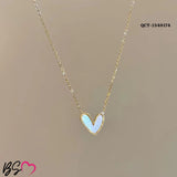 QCT-174 Mini Heart Stainless Steel Necklace – Elegant Jewellery, Stylish Accessory for Women