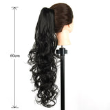 2 in 1 Hair Kashees  Extension New Kashees ponytail curly with layer  sticking color Extension