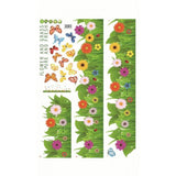 Wall Stickers Flower Garden Wallpaper Stickers Rental Friendly Peelable DIY Redecoration Interior Cosmos Daisy Margaret Violet Violet…