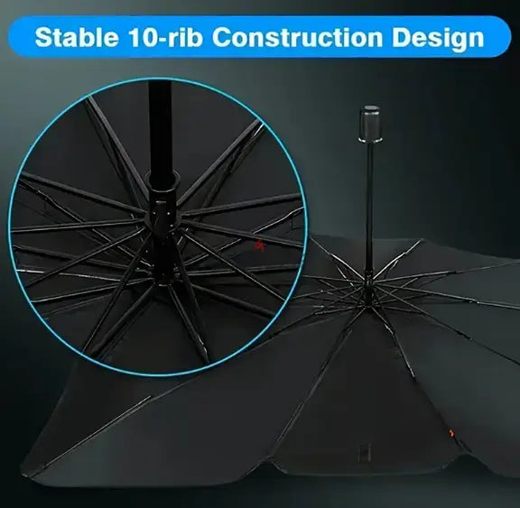 Car Umbrella Sunshade Car Windshield Sun Shade Umbrella, Sun Visor Protector, Foldable Front Window Sunshade Umbrella, Heat Insulation Protection (without box)