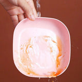 10Pcs Multi-function Spit Bone Plate Set Household Food Grade Plastic Elliptical Plate Set
