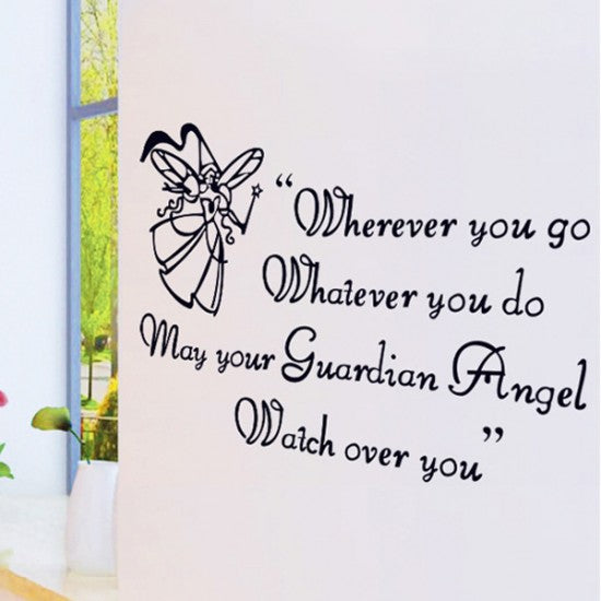 Guardian Angel Saying Wall Decals size 60x90 df5204