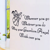 Guardian Angel Saying Wall Decals size 60x90 df5204