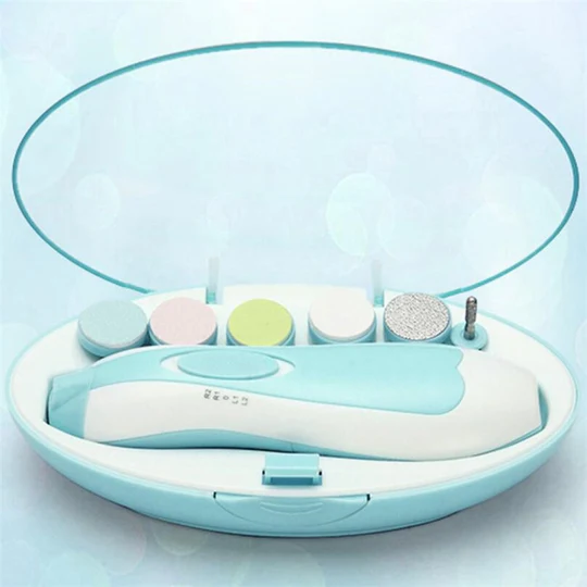 Electric Nail Clipper - Baby Nail Trimmer Clipper Set (random color)