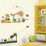 Red & Green Angry Birds Design Wallpaper size 50x70 lm7021