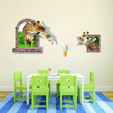 3D Girrafe Wall Stickers XH0861C