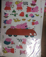 Peppa the Pig Peel and Stick Wall Decals  LM7068 Size: 50x70