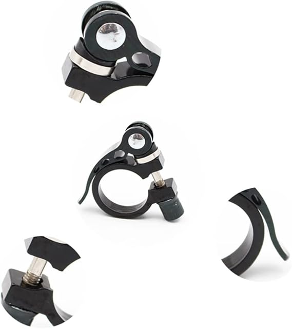 Bicycle Seat Post Clamp | Bike Seat Rod Lock (black)