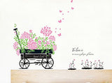 SYGA Sweet Love Flower Carriage Sticker size 50x70  dm570049