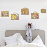 Wall Sticker The Three Little Pigs Children's Home Decor Living Room Bedroom Door Girls Kids Rooms DIY Wall Decals size 60x90 sk9261