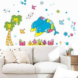 Ocean Park Children's Room Background Wall Cartoon Sticker Decoration Wall Stickers LD2032