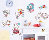 Donglei Friend Kids Room Point Sticker Wallpaper Interior Point Sticker Window/Cafe/Playroom/Wall Decoration Sheet size 50x70 ay7214w