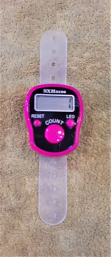 SXH Original Finger Counter with LED - Counts ( Tasbeeh / Digital Clicker ) (Random Color)