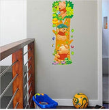 Winnie The Pooh Height Charts for Children Wall Sticker Mural Art Deco Home Wall Decor Decoration Decals Baby Room size 25x70 lm2001
